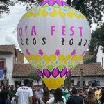 Se pintó de colores el cielo de Pátzcuaro con los globos del Cantoya Fest