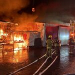 Atiende PC Estatal incendio en el Mercado Independencia
