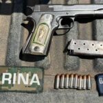 GC asegura a un hombre con un arma de fuego, en Arteaga
