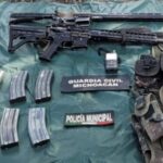 Capturan a un campesino y a un limonero en posesión de armas de fuego, en Apatzingán