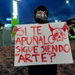 ¡Basta a la crueldad animal! Gritan activistas afuera del Palacio del Arte
