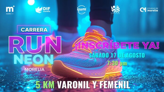 carrera Run neón