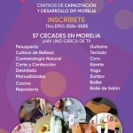 DIF Morelia convoca a Talleres 2024-2025 en los Centros de Capacitación y Desarrollo