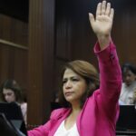Fabiola Alanís, presidenta de la Junta de Coordinación Política de la 76 Legislatura