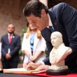 Alfonso Martínez encabeza recorrido en Bando Solemne por 259 Aniversario del Natalicio de Morelos