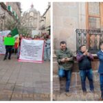 Trabajadores de Poder Judicial protestan en Palacio de gobierno