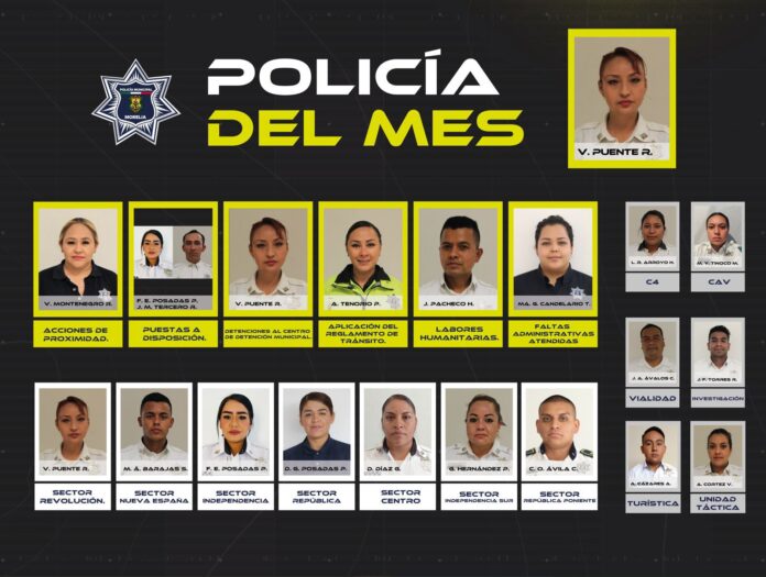 policía del mes