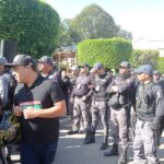 Elemento del grupo Tigre se desmaya; lo trasladan a la Cruz Roja