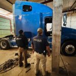 En cateo, asegura FGE bodega y recupera un tractocamión y un semiremolque