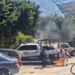 Pobladores de Queréndaro intentan quemar una patrulla; detienen a 14 personas
