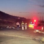 Motociclista termina destrozado al ser impactado por un camión, en la rúa Zamora-Tangancicuaro, no está identificador