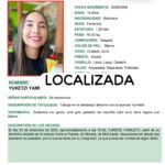 Localizan con vida a Yuketzi Yamileth