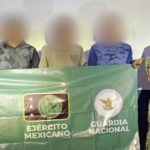 Agentes federales y estatales aseguran a 4 hombres en Apatzingán