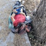 Ejecutan a un hombre y lo envuelven en cobjijas
