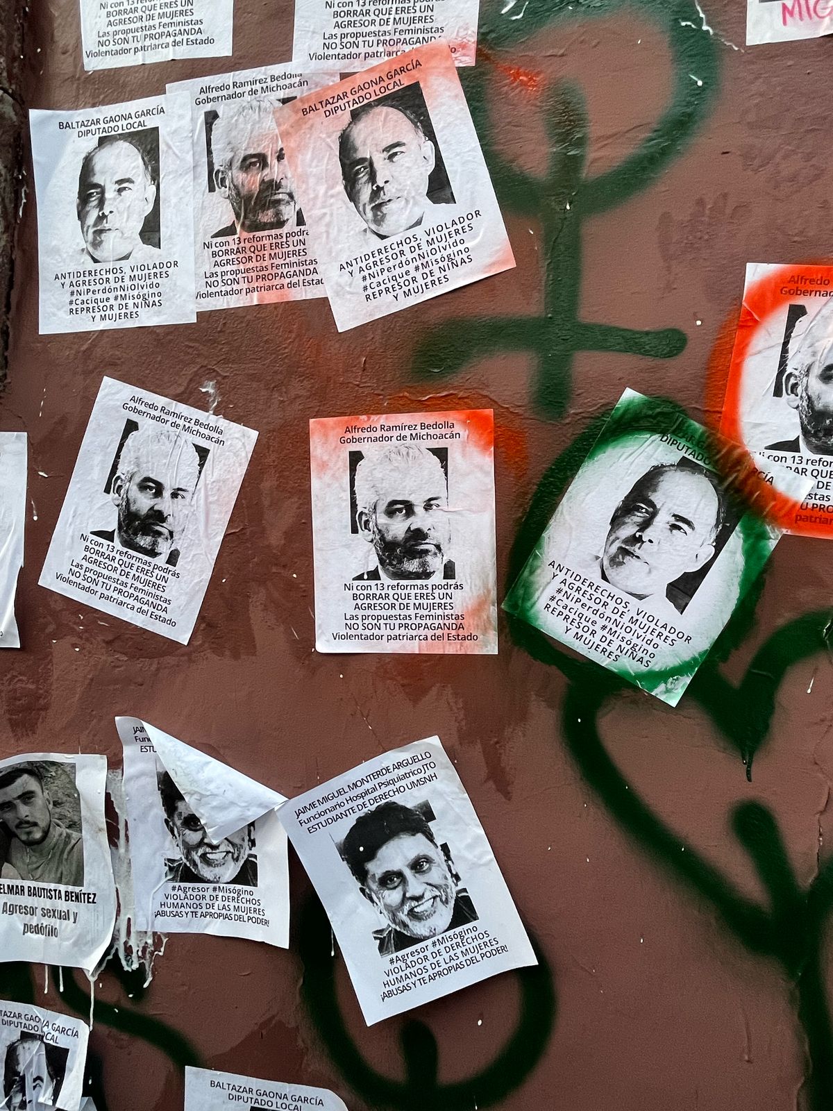 La Columna de “El Mono Grosero”…Feyo, en la marcha feminista…huevos de tortuga, en Casa Michoacán