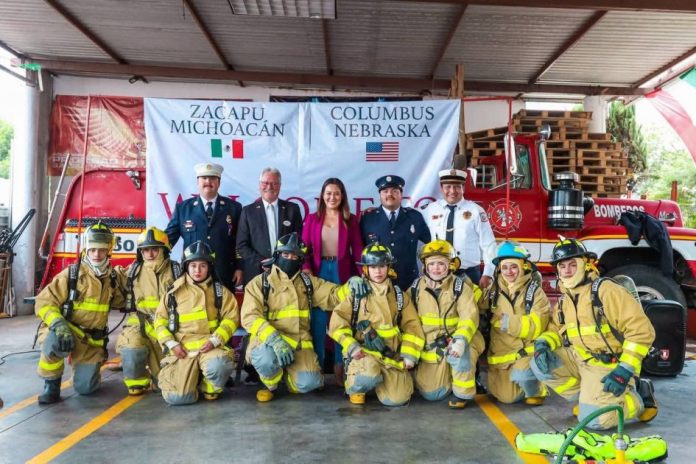 Bomberos Zacapu Mónica Valdéz