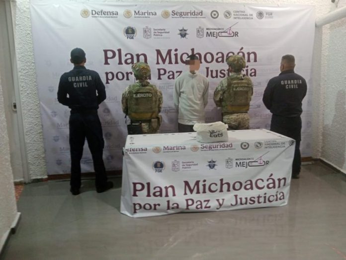 Detenidos, SSP, droga, Morelia