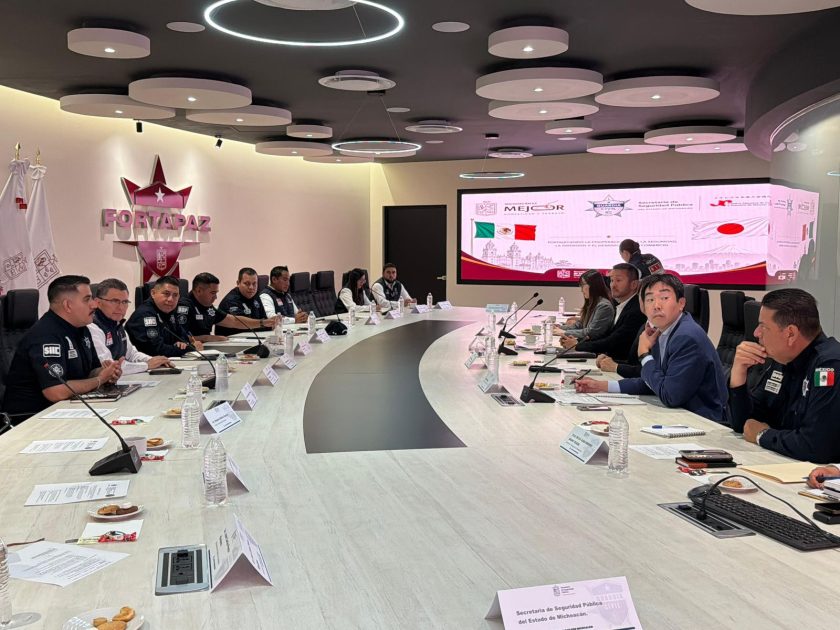 Fortalecen SSP y Cámara Japonesa de Comercio seguridad logística en Michoacán