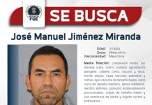 Ofrece FGE 100 mil pesos de recompensa por la ubicación de José Manuel Jiménez homicida de Carlos Manzo