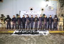 Ejército Mexicano y Guardia Nacional detuvieron a 9 personas y aseguran armamento en el municipio en Zinapécuaro, Mich.