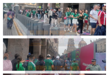 Los contrastes: CNTE se manifiesta, futboleros festejan
