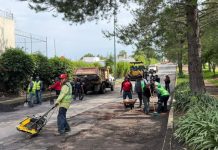 Programa de Reencarpetamiento de vialidades interviene avenida Montaña Monarca