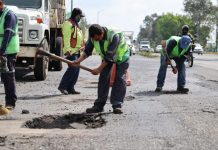 Mantiene Gobierno de Morelia brigadas de bacheo y rehabilitación de vialidades