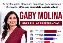 Gaby Molina toma ventaja entre las mujeres de Morena rumbo al proceso interno